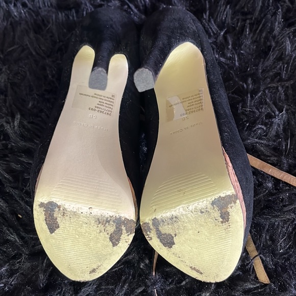 Colin Stuart VS  black straps heels - Picture 2 of 4